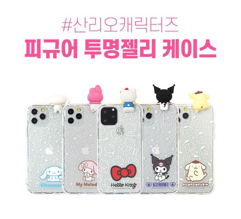 Sanrio - Figure Clear Soft Case - 立體公仔透明手機軟殼 SU