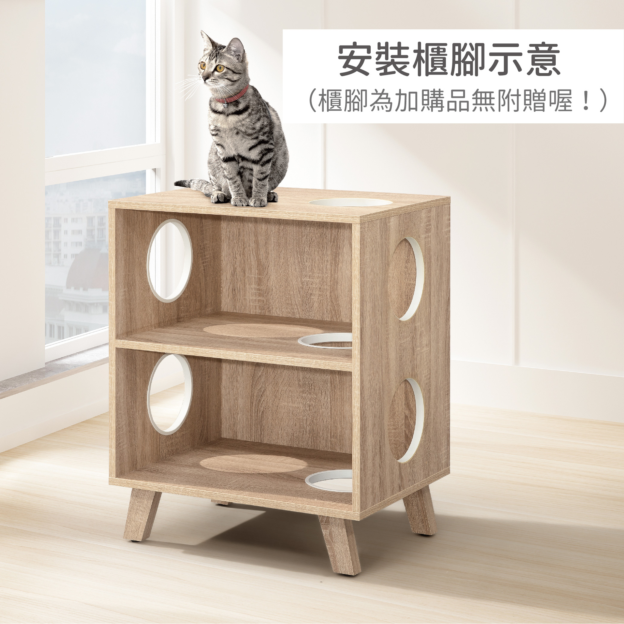 洞洞穿越雙層櫃