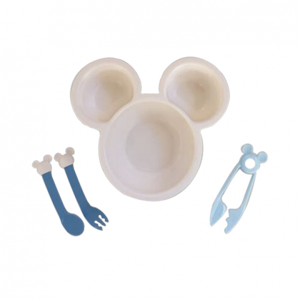 日本製 Mickey Mouse 迪士尼系列 兒童餐具套裝