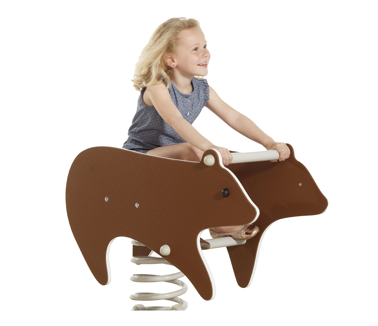 SPRING TOYS IN HDPE WITH SPRING TYPE ‘LARGE’ - bear