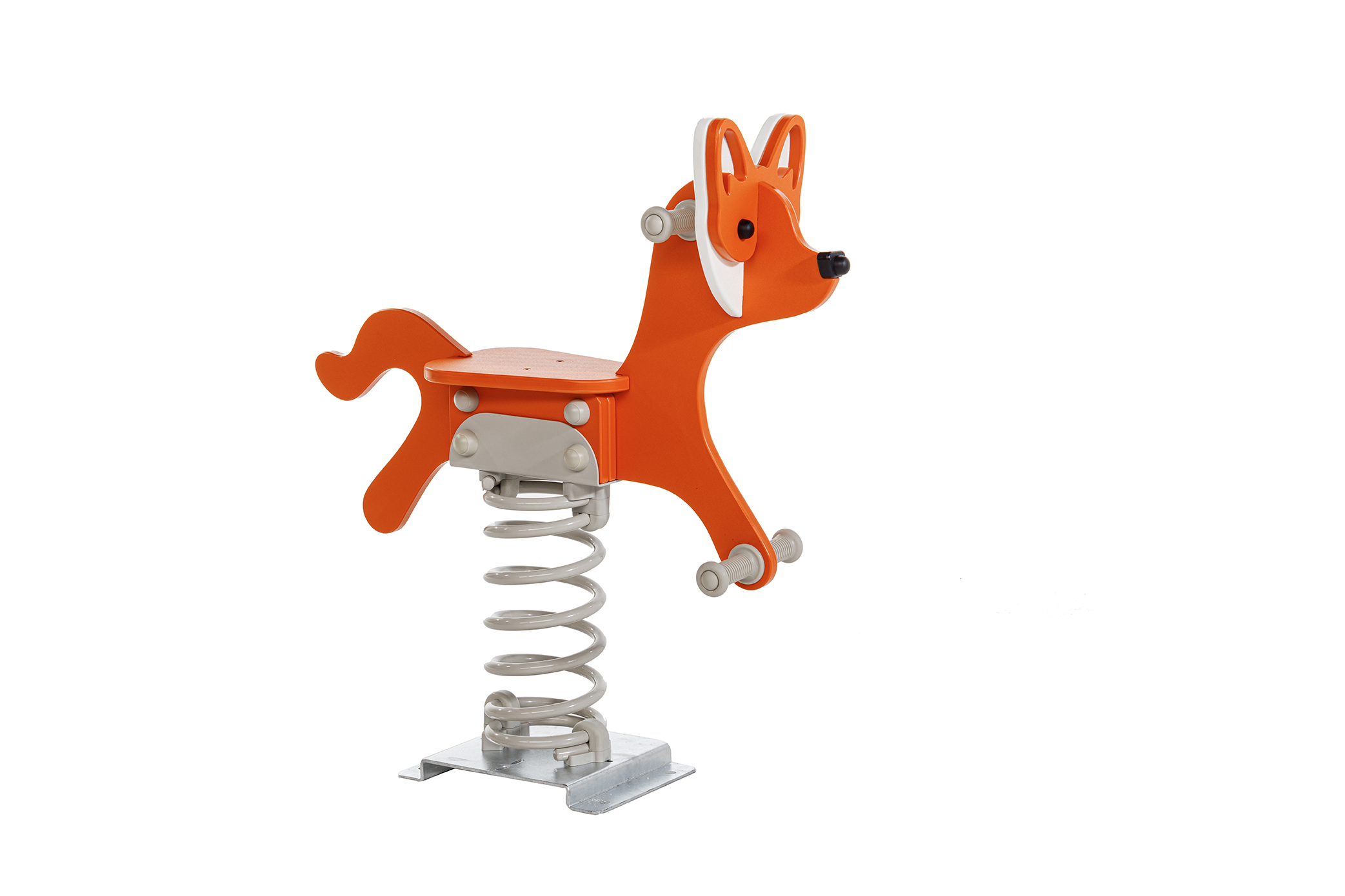 SPRING TOYS IN HDPE WITH SPRING TYPE ‘SMALL’ - fox