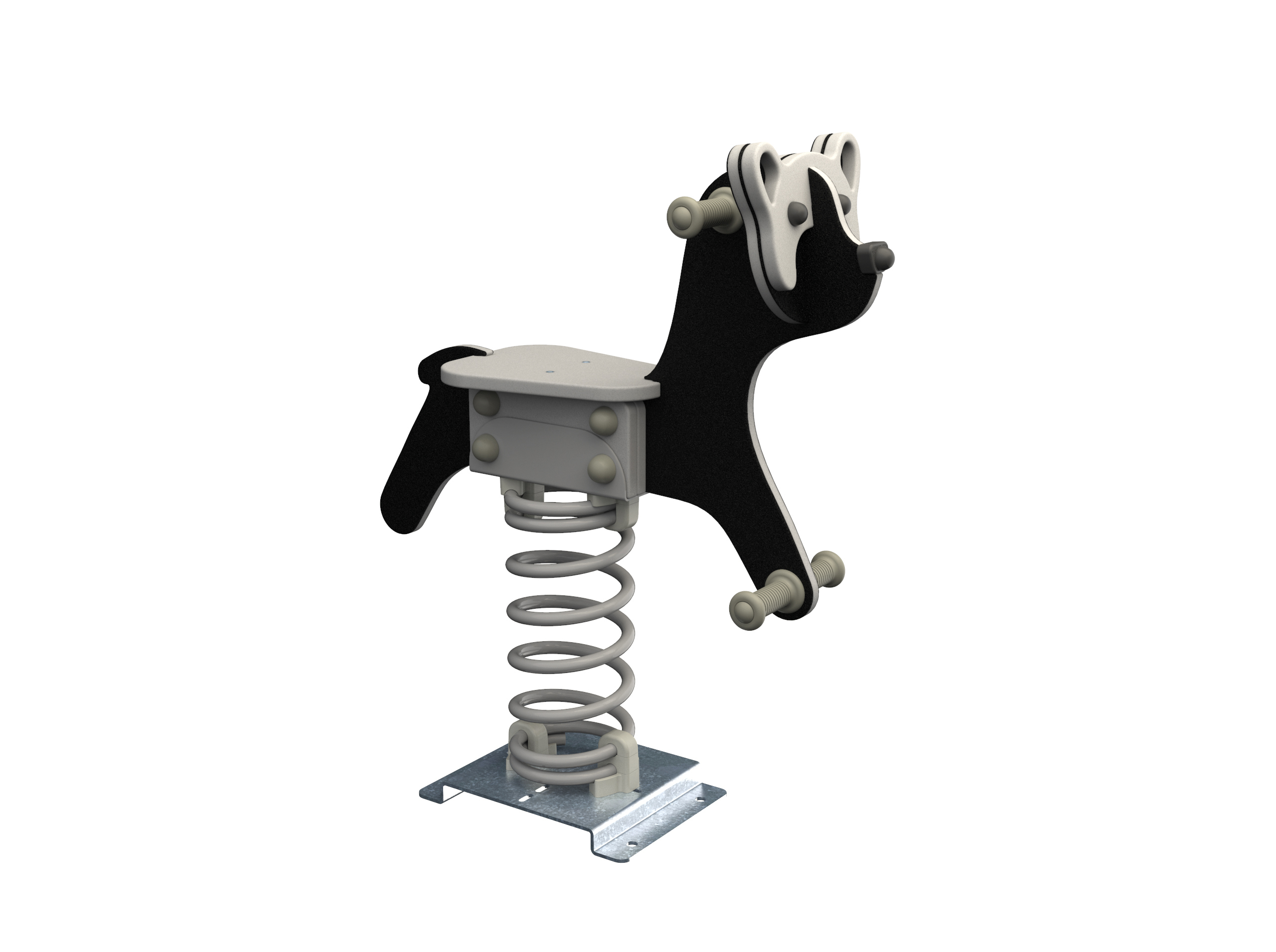 SPRING TOYS IN HDPE WITH SPRING TYPE ‘SMALL’ - panda