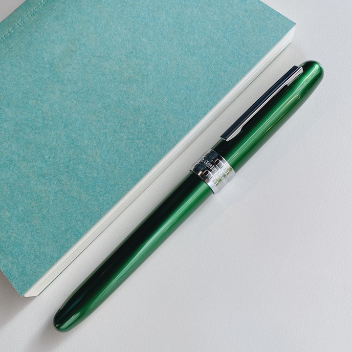 綠色 白金Plaisir 金屬桿鋼筆｜日本PLATINUM