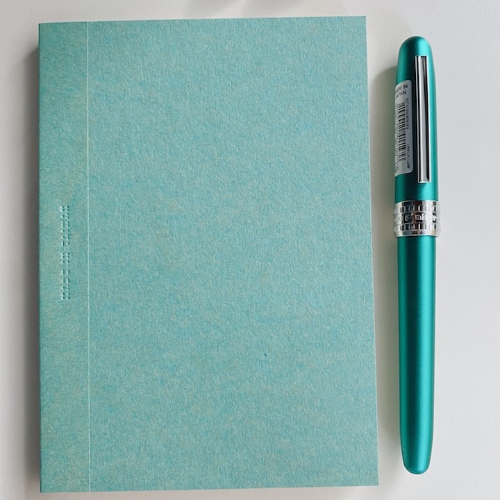 霧面湖水綠 白金Plaisir 金屬桿鋼筆｜日本PLATINUM