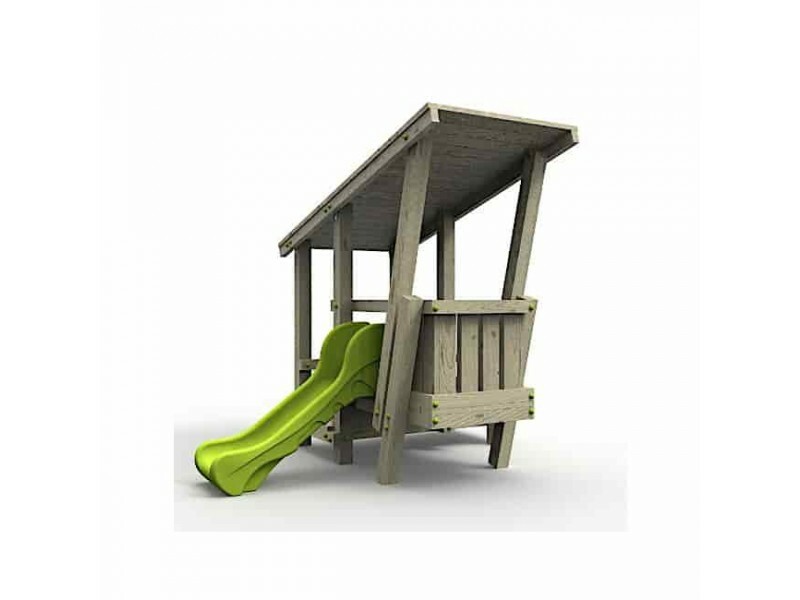 White Rhino SURF SHACK Wooden Keeper with Slide
