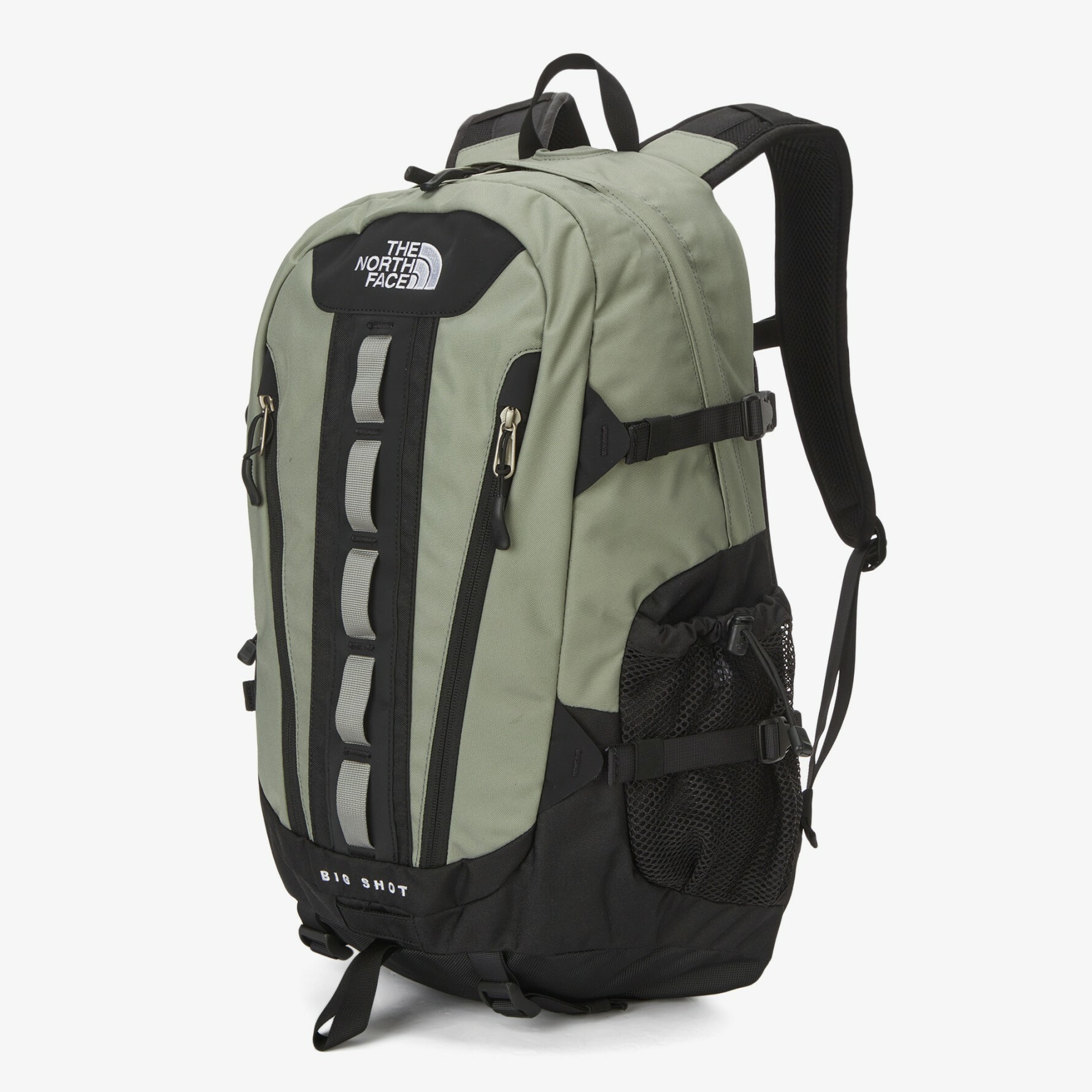 THE NORTH FACE BIG SHOT 淺綠 大口袋 多功能 雙肩 後背包 NM2DN00D