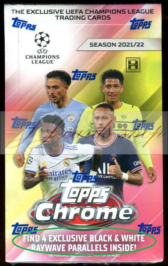 2021-22 Topps Chrome UEFA Champions League Soccer HOBBY