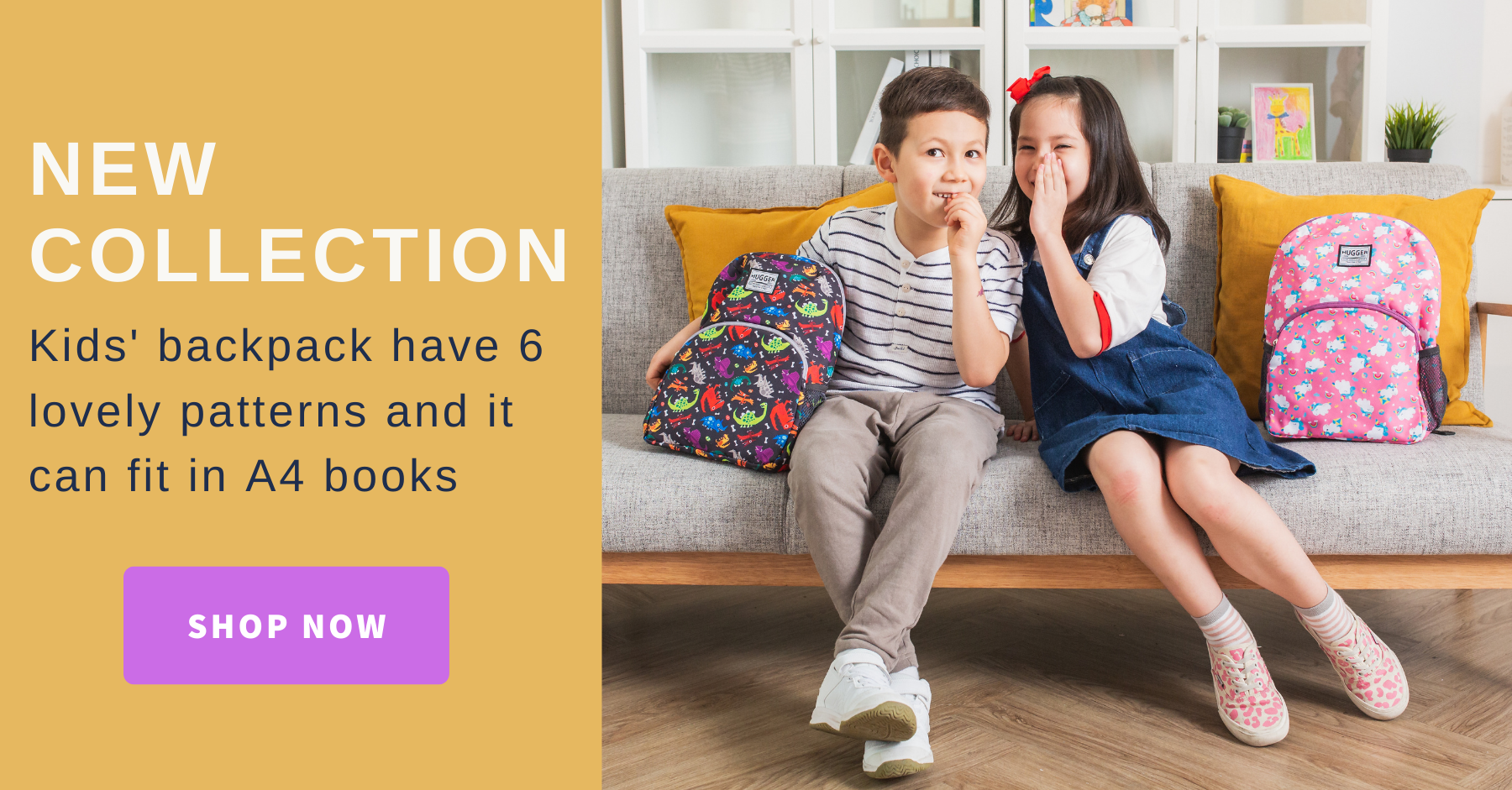 HUGGER KIDS BACKPACK NEW