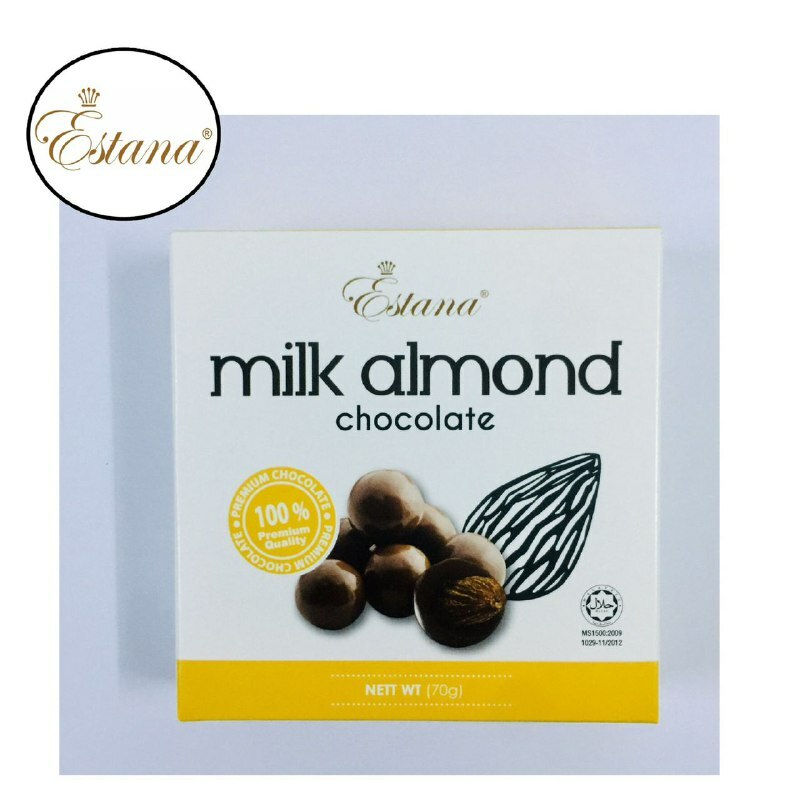 Estana Milk Almond Panned 70g