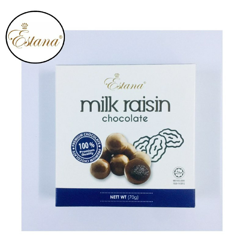 Estana Milk Raisin Panned 70g