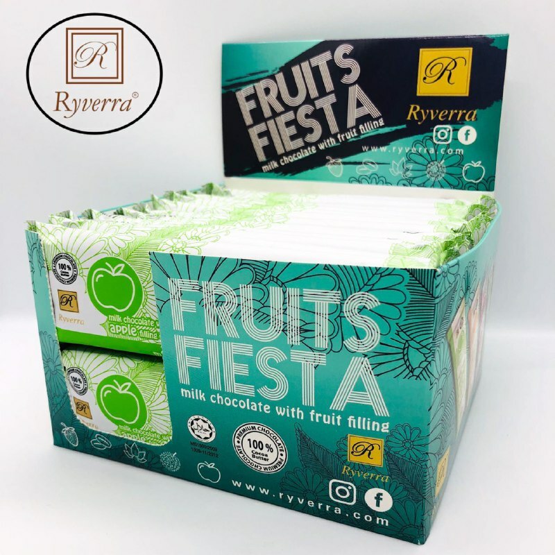 Fruits Fiesta Milk Chocolate with Apple Filling Bar 45g