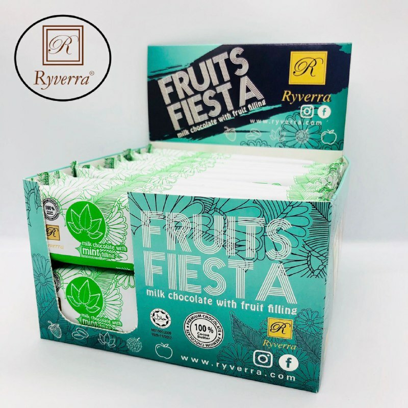 Fruits Fiesta Milk Chocolate with Mint Filling Bar 45g
