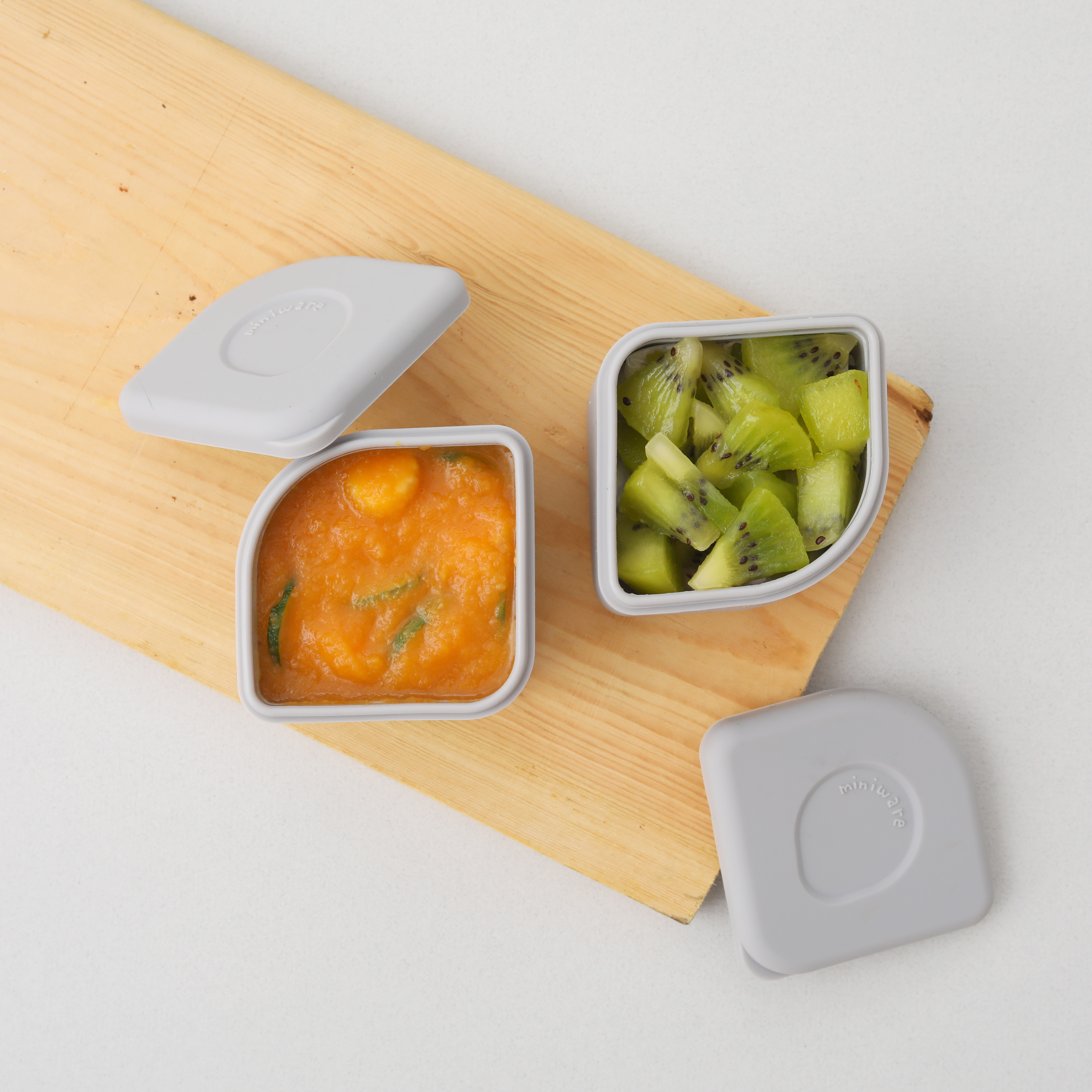 Miniware SiliPods Set of 2 - Grey