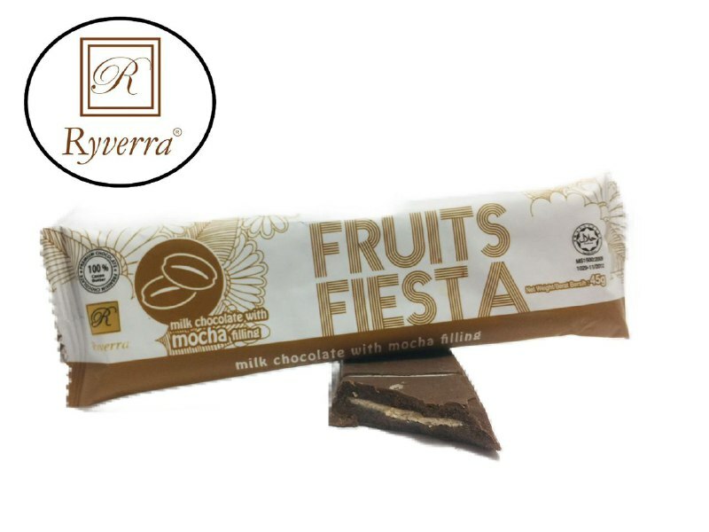 Fruits Fiesta Milk Chocolate with Mocha Filling Bar 45g