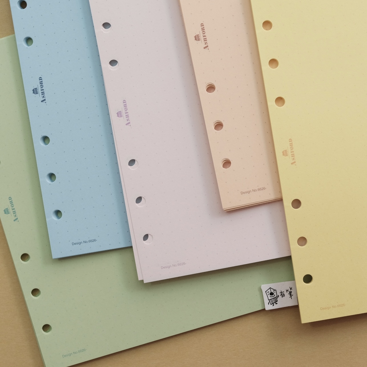 HBWA5 彩色點陣內頁 5mm｜ASHFORD 日本