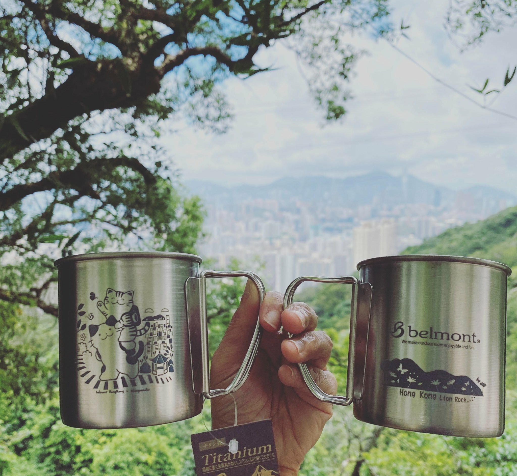 Belmont Summer Loin Trail Lion Rock Titanium Single Wall Mug 300ml 香港別注版單層鈦杯