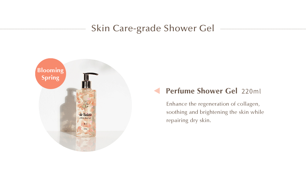 deBalets Perfume Shower Gel (Pink Petal)