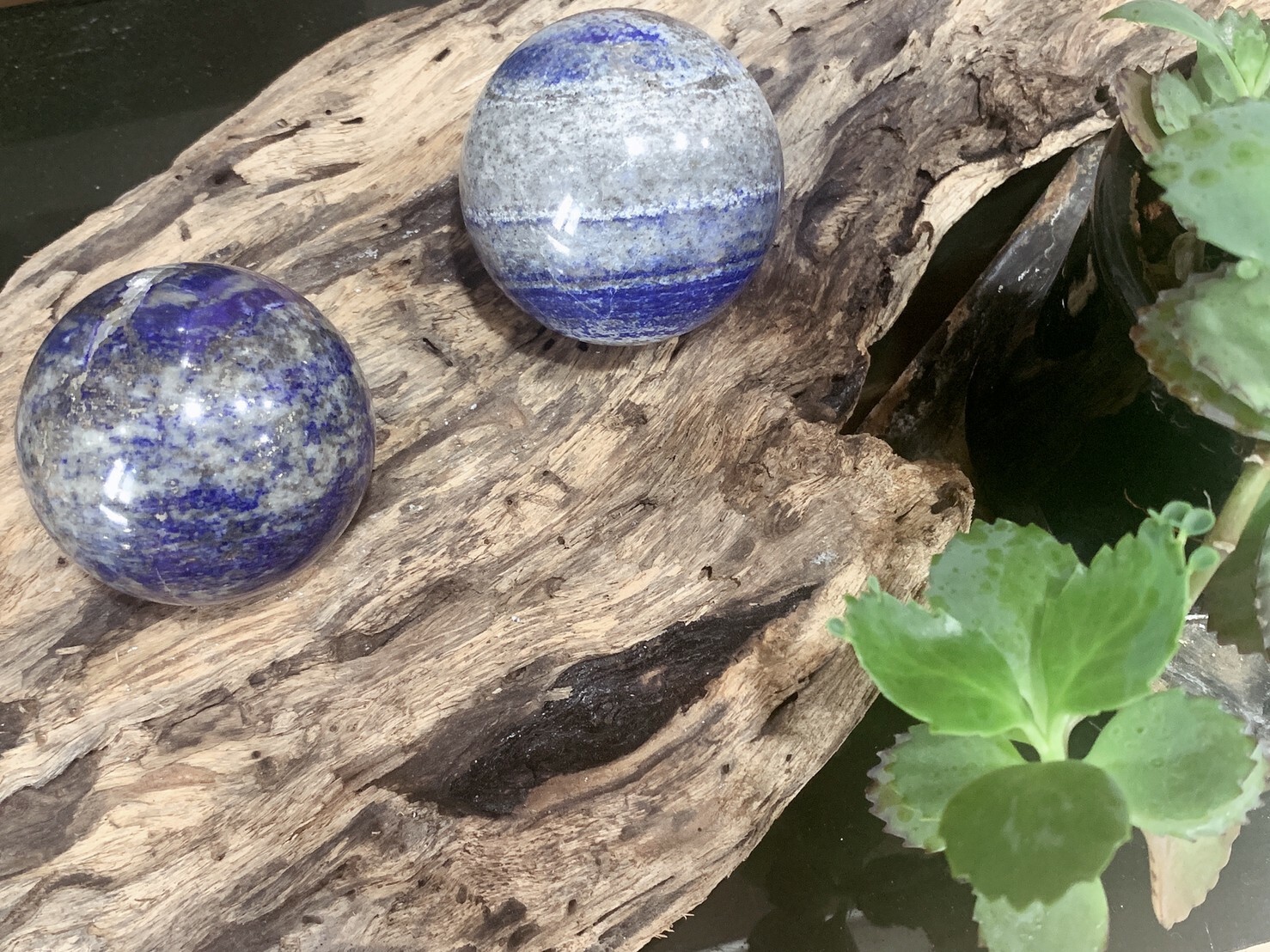 青金石原礦大球丨緩和煩燥疲憊