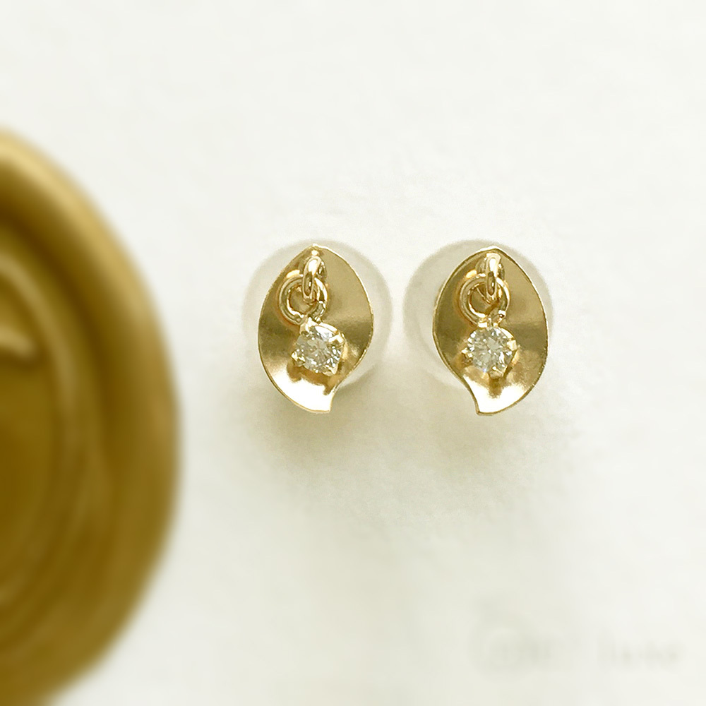 【me.luxe】K10跳動1分鑽耳環