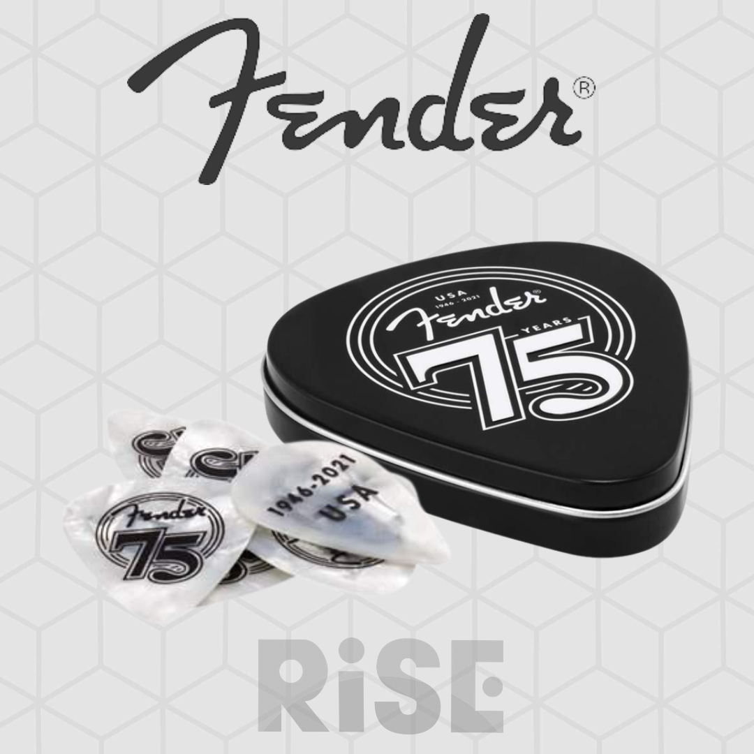 Fender 75週年 限量紀念款盒裝 18片 0.7mm Pick