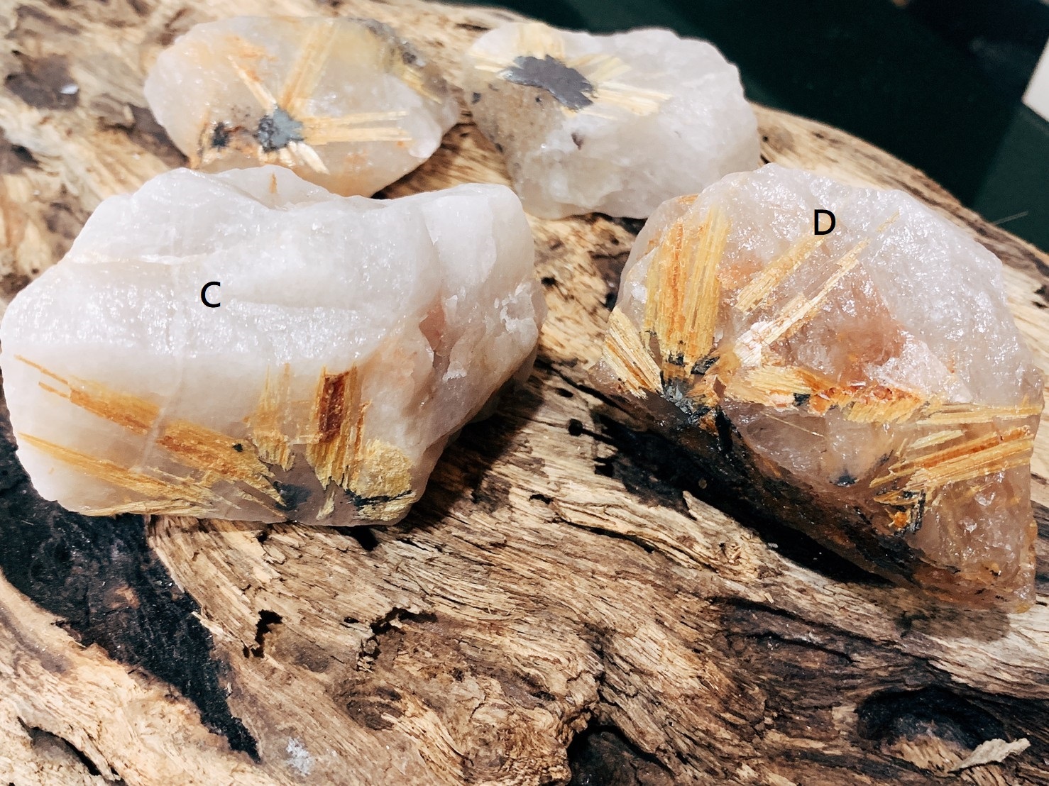 稀有鈦晶花原礦丨招財避邪決策力