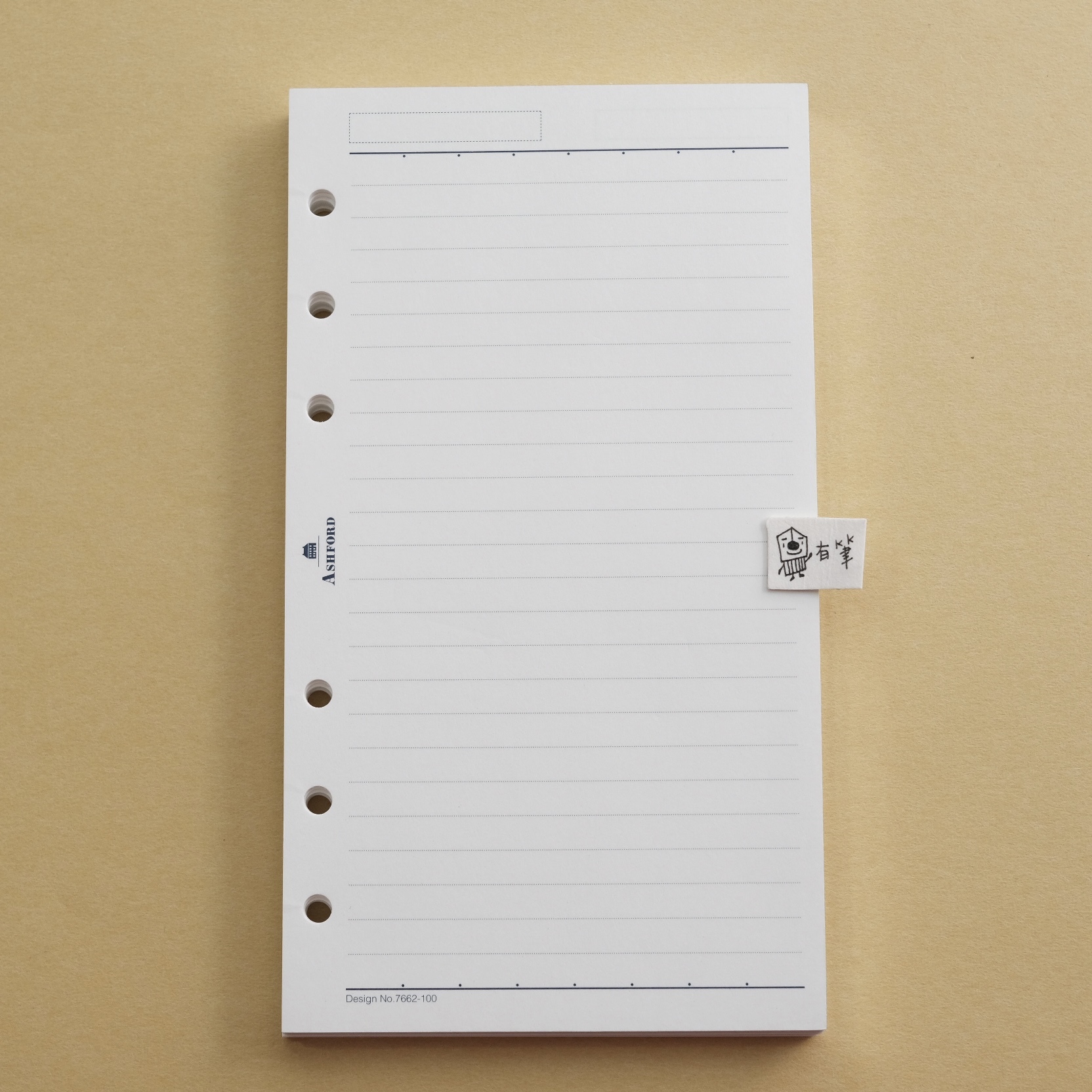 BIBLE 銀邊 橫線內頁 6mm｜ASHFORD 日本