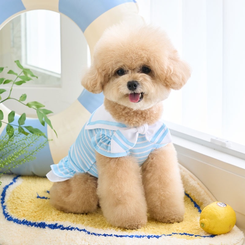 水手涼感cool 俏皮裙-Sky天空藍-It’s sunny outside 超涼爽涼感衣