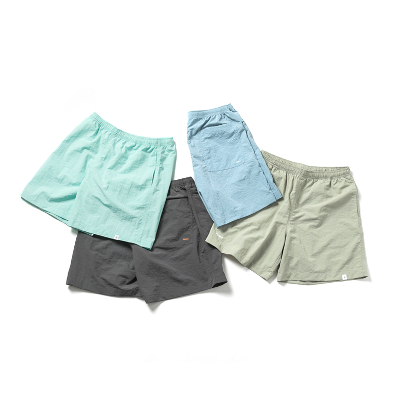 FEISTY 22SS LOGO RIVER SHORTS 尼龍膝上 短褲  湖水綠 灰藍 灰綠 鐵灰 男女款 FS-DS-02 03 04 05 [台灣現貨]