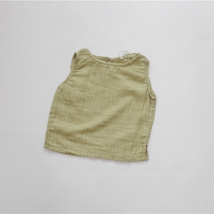 文藝感棉紗背心