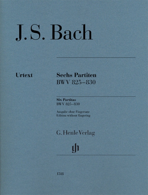 《J. S. Bach: Sechs Partiten》BWV 825–830 (without fingering)