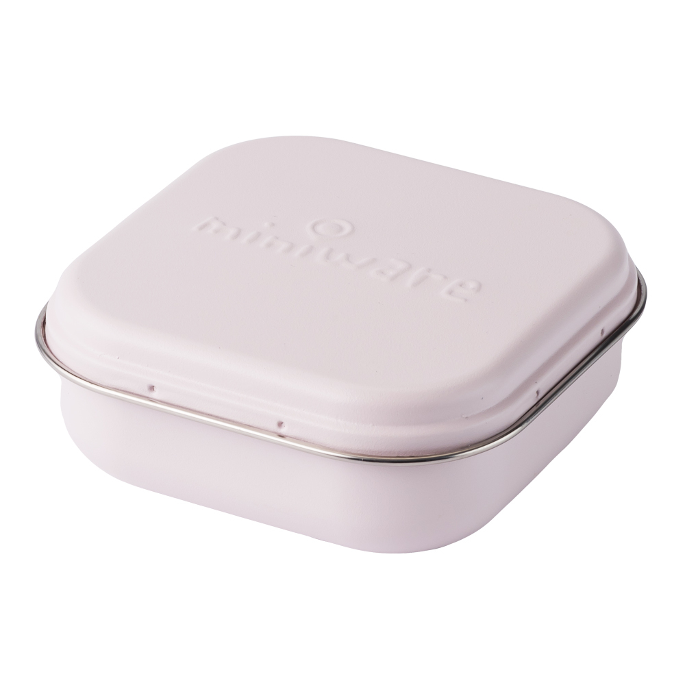 Miniware Grow Bento  +  2 Silipods - Cotton Candy/Grey