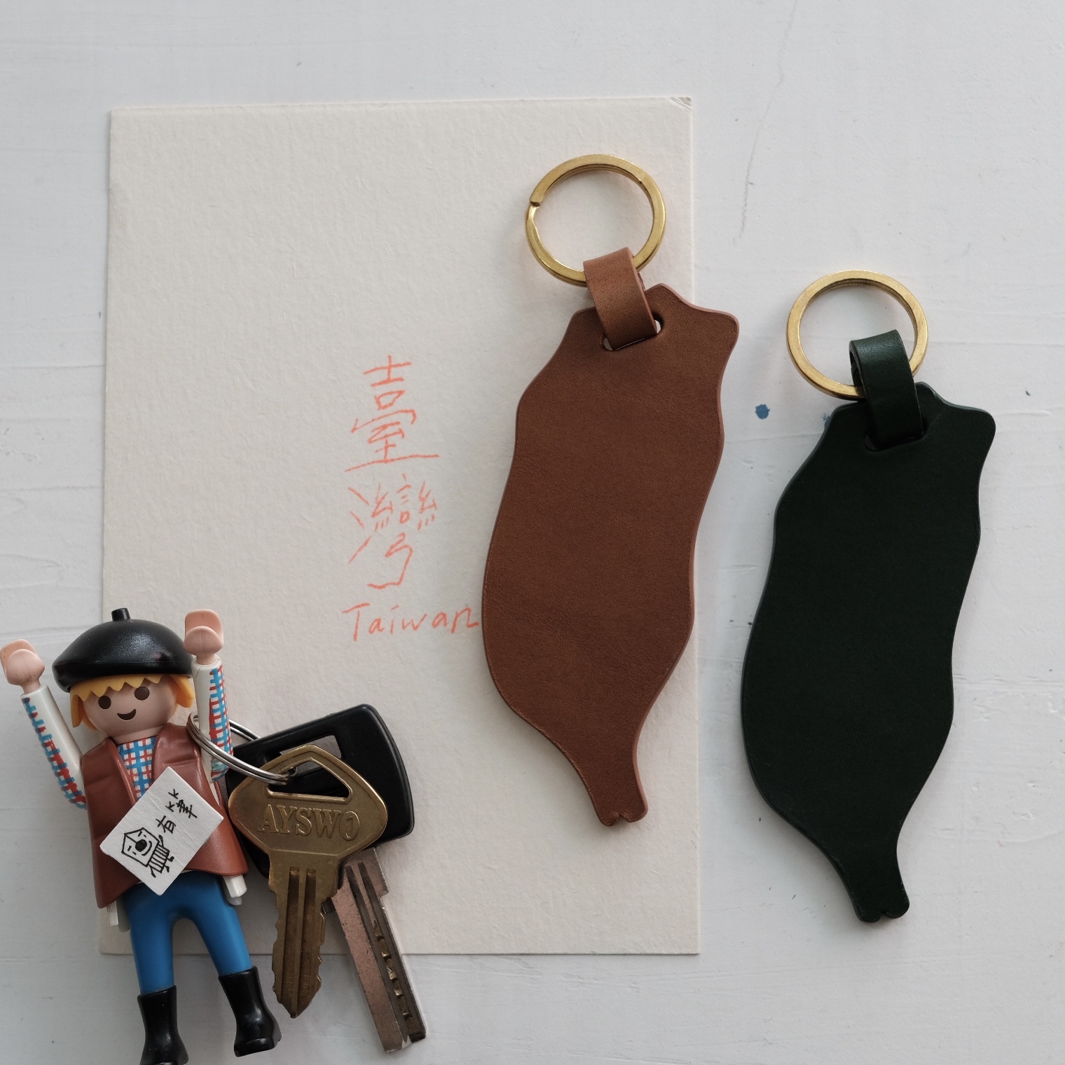 臺灣皮革鑰匙圈｜M.SEED 臺灣