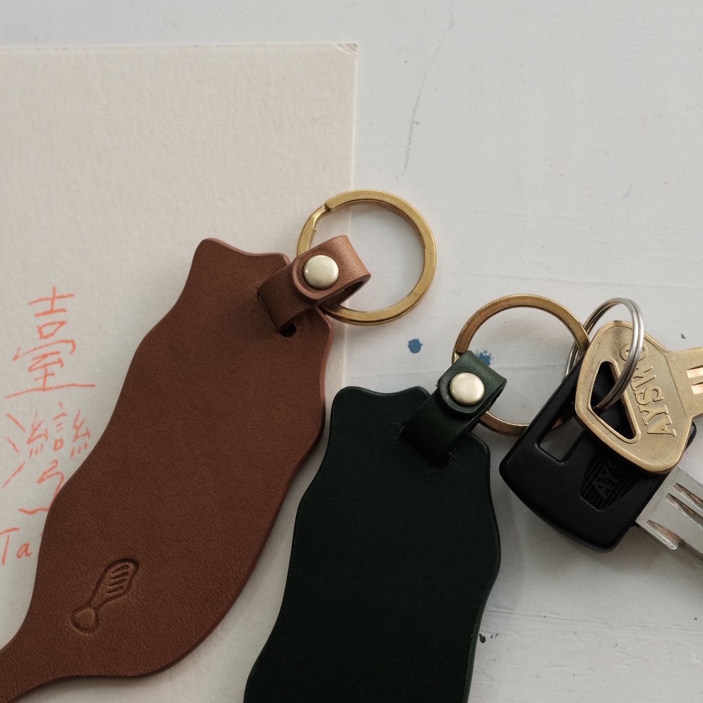 臺灣皮革鑰匙圈｜M.SEED 臺灣