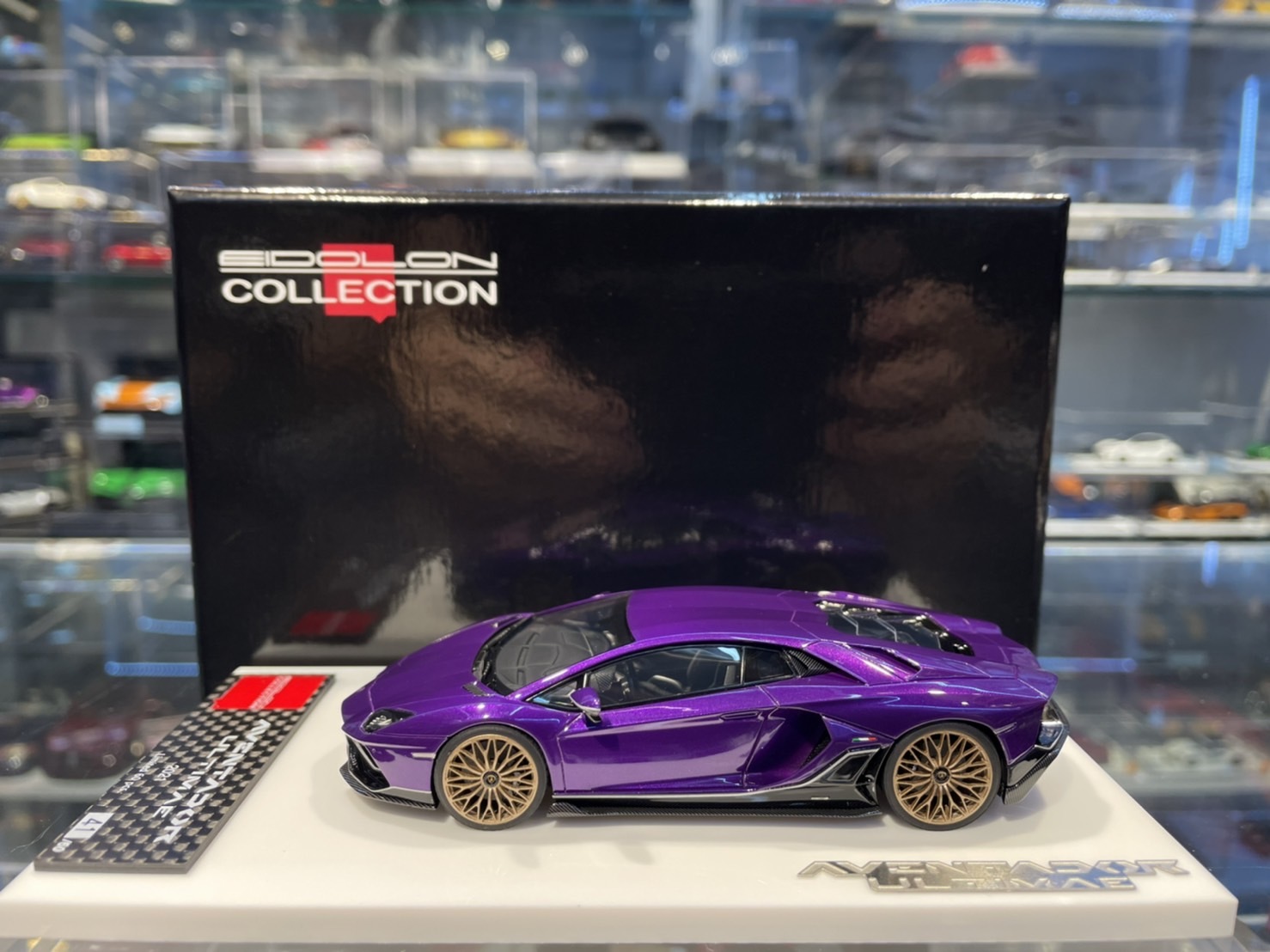 MakeUp EM633E Aventador LP780-4 Ultimae Purple 1/43