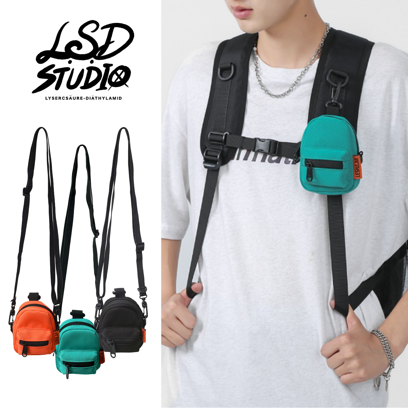 【BGNM002】超Q迷你款背包造型耳機/零錢包