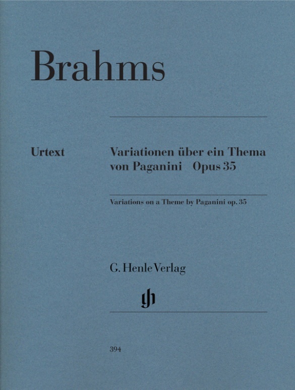 《Brahms: Variationen uber ein Thema von Paganini Op.35》