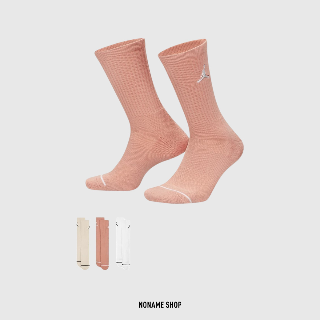 NIKE Jordan Everyday Max Crew 刺繡 運動襪 襪子 三雙一組