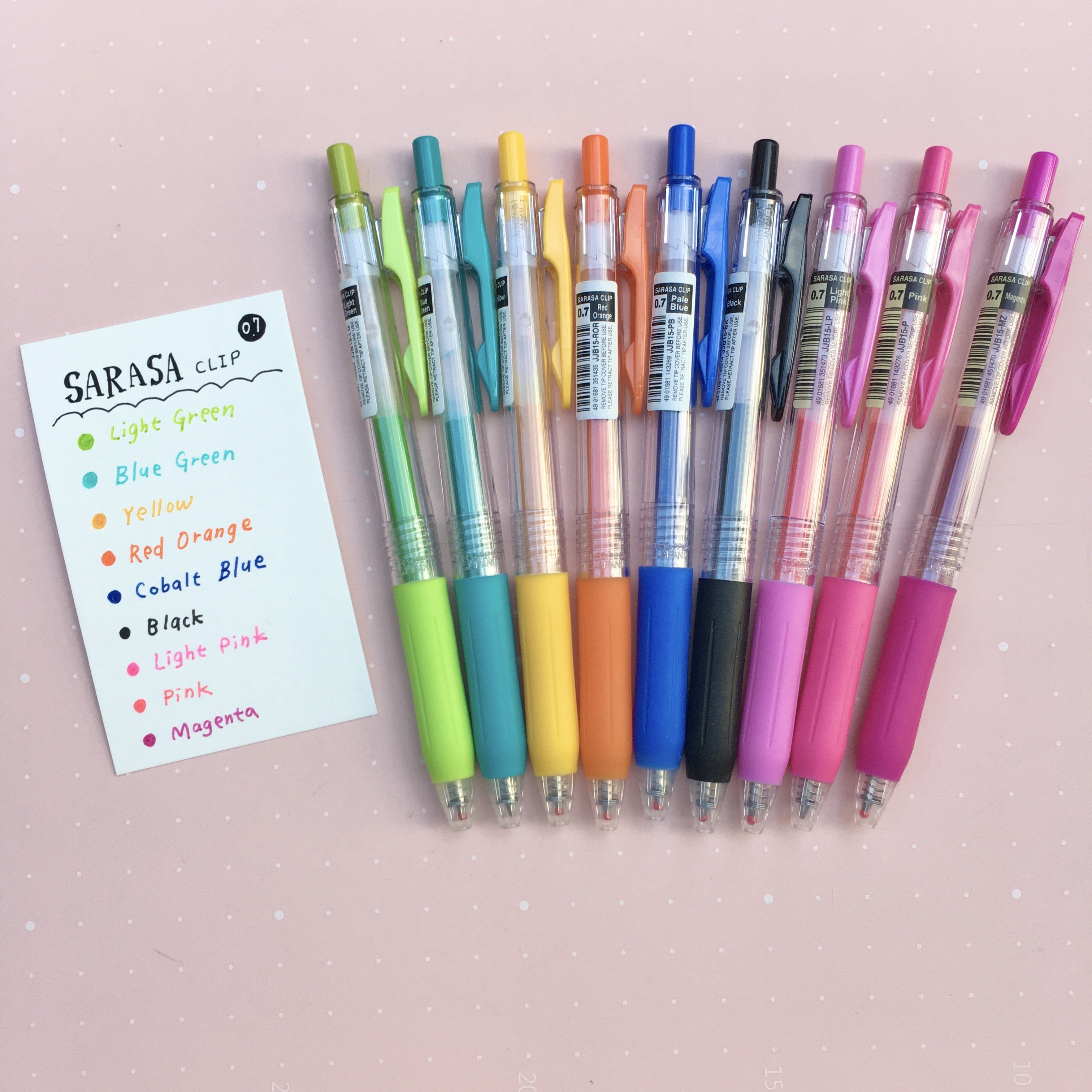 SARASA Clip 鋼珠筆｜ZEBRA 日本