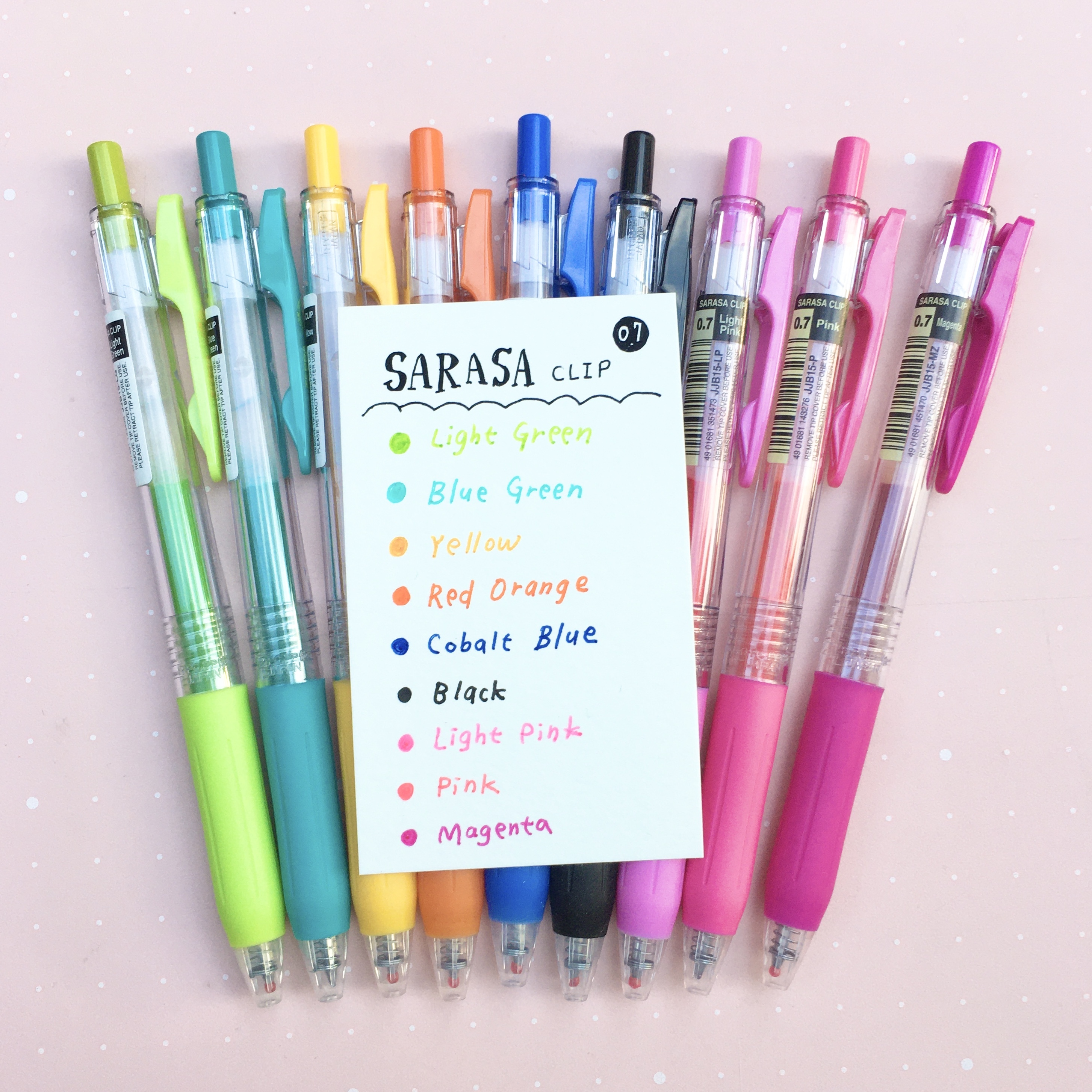 SARASA Clip 鋼珠筆｜ZEBRA 日本