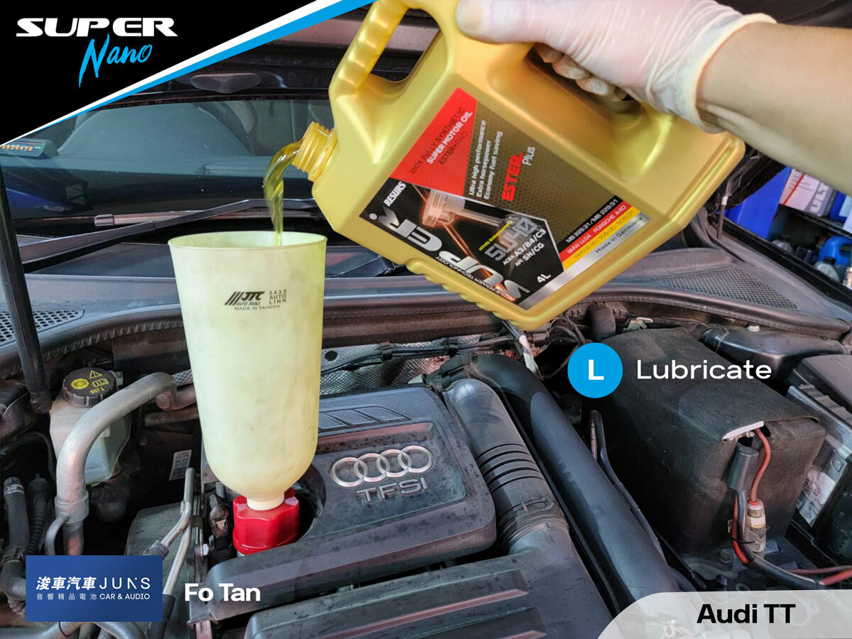 Audi TT Professional Oil Service – Clean, Lubricate, Restore & Protect engine