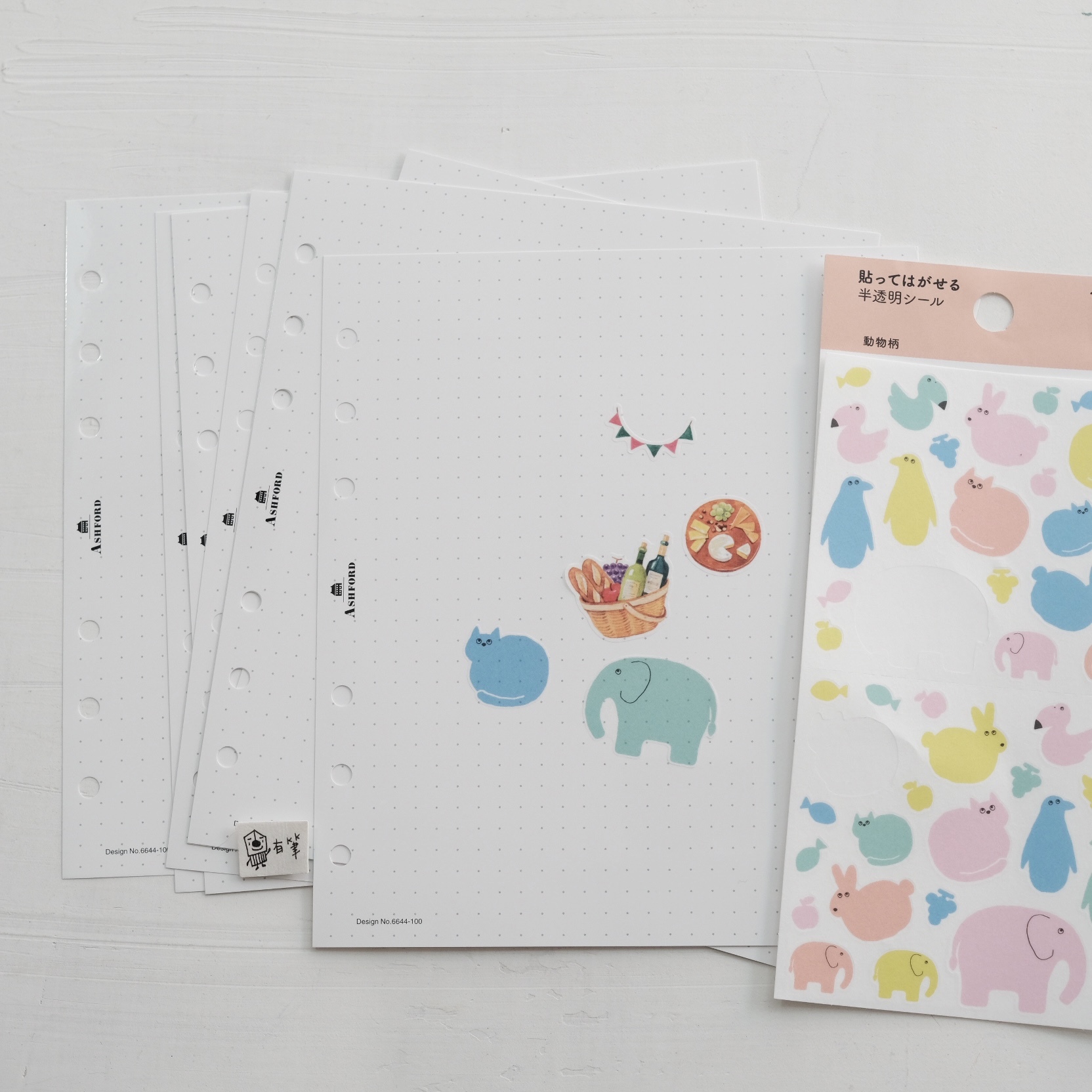 HBWA5 離型紙內頁｜ASHFORD 日本