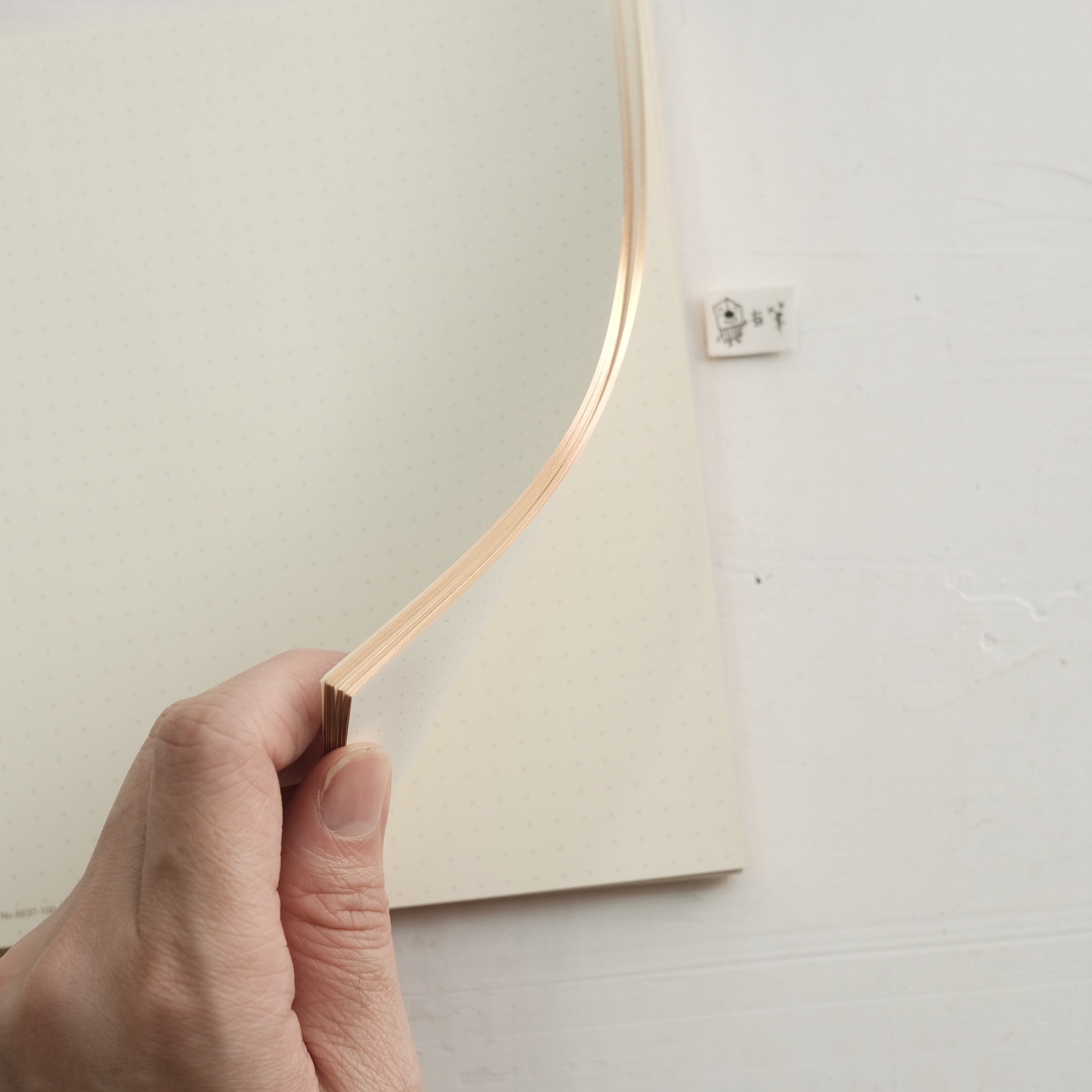 HBWA5 玫瑰金邊 點陣內頁 5mm｜ASHFORD 日本