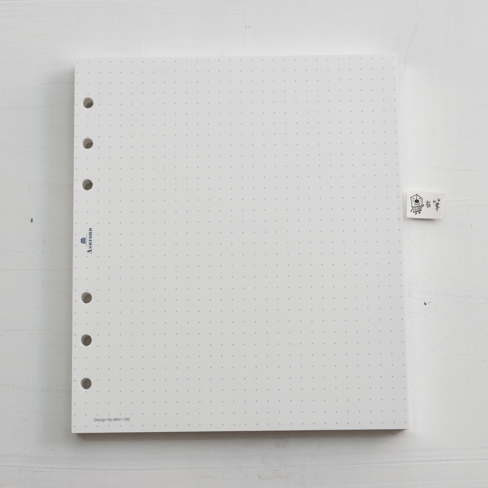 HBWA5 銀邊 點陣內頁 5mm｜ASHFORD 日本