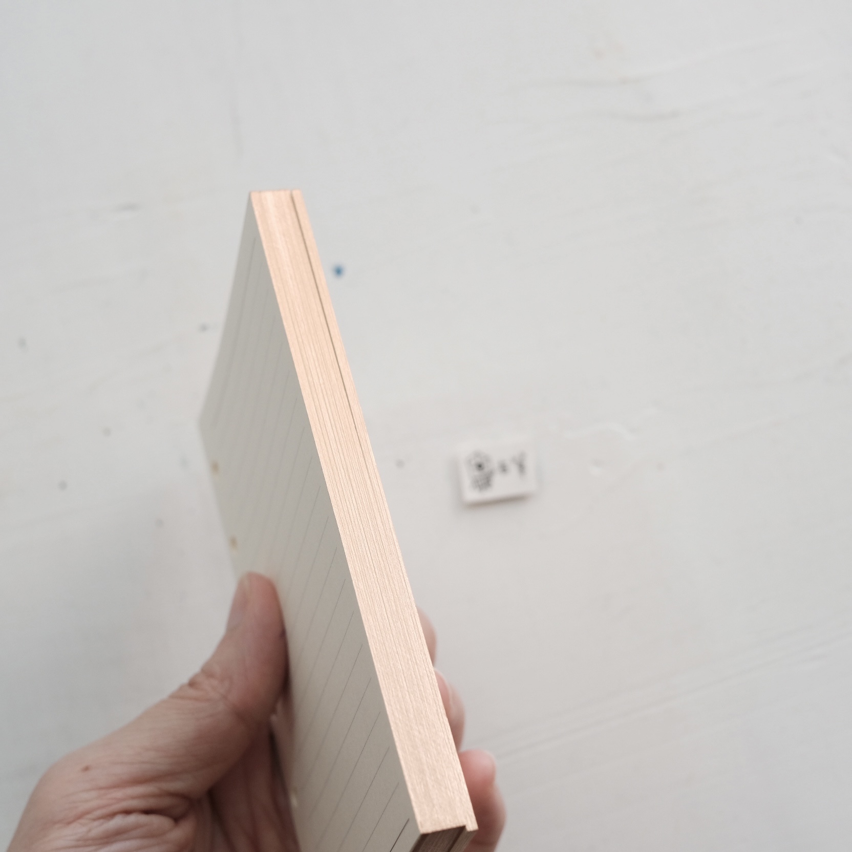 ASHFORD - MINI 6 / 6mm Lined Paper / Gilded Edge Rose Gold