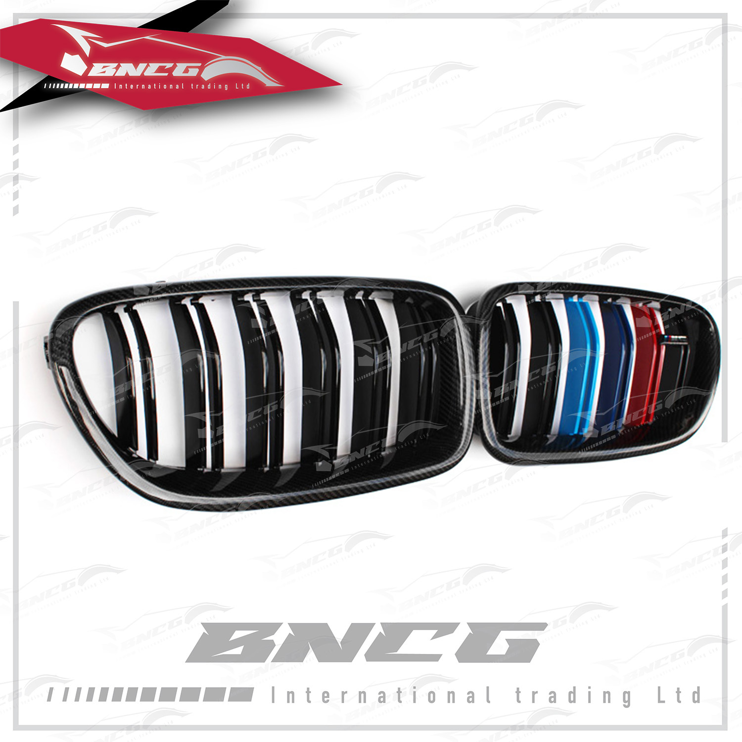 寶馬 BMW 5系 F10 M5 F18 改裝 卡夢 碳纖維 外觀件 空力套件 雙線款 M配色 中網 水箱罩