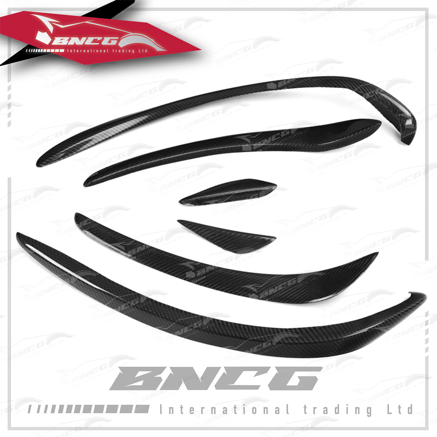 賓士 Benz CLA Class W117 改裝 卡夢 碳纖維 外觀件 空力套件 前保桿 風刀