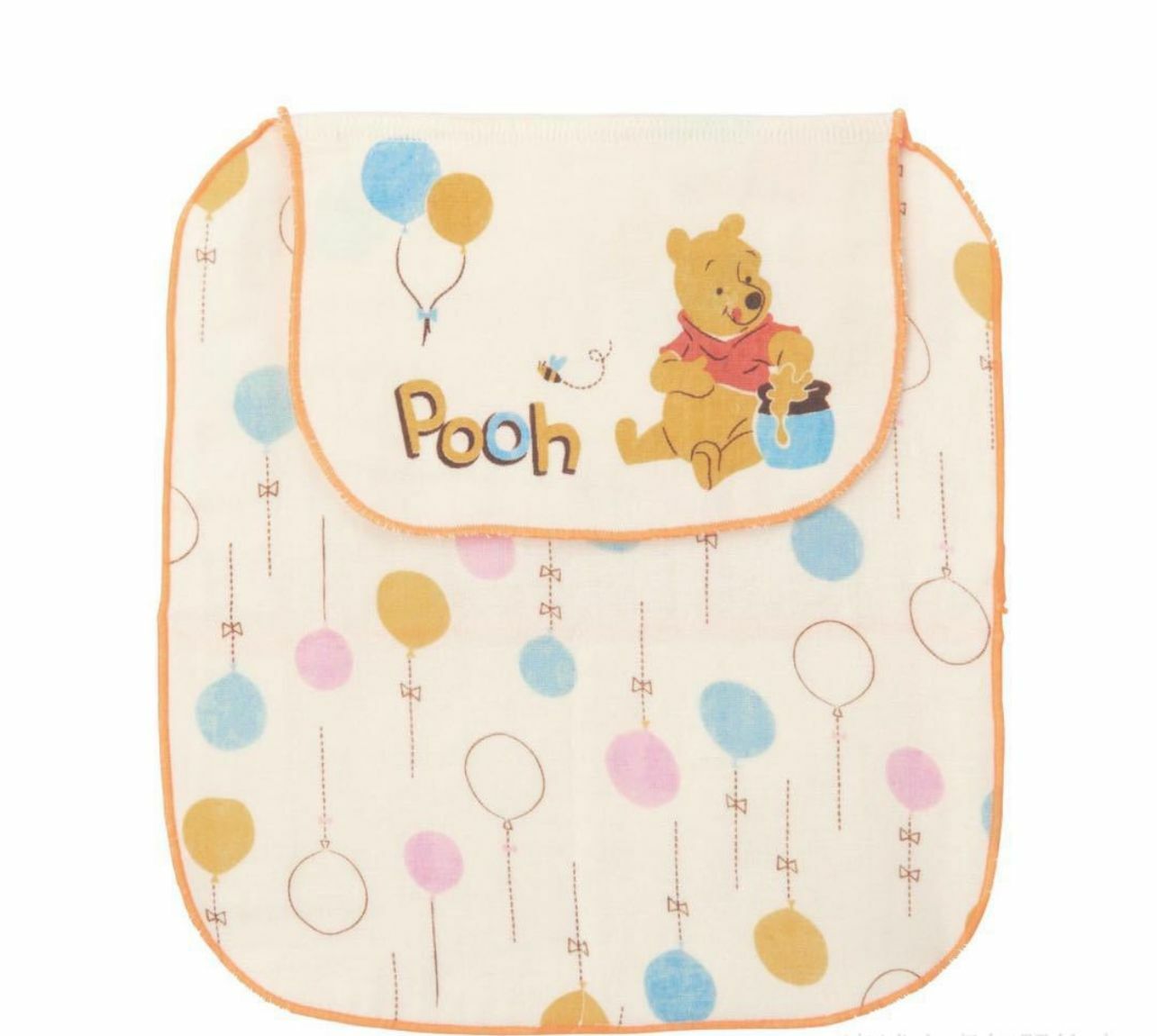 迪士尼 Winnie The Pooh 三層紗純棉汗巾