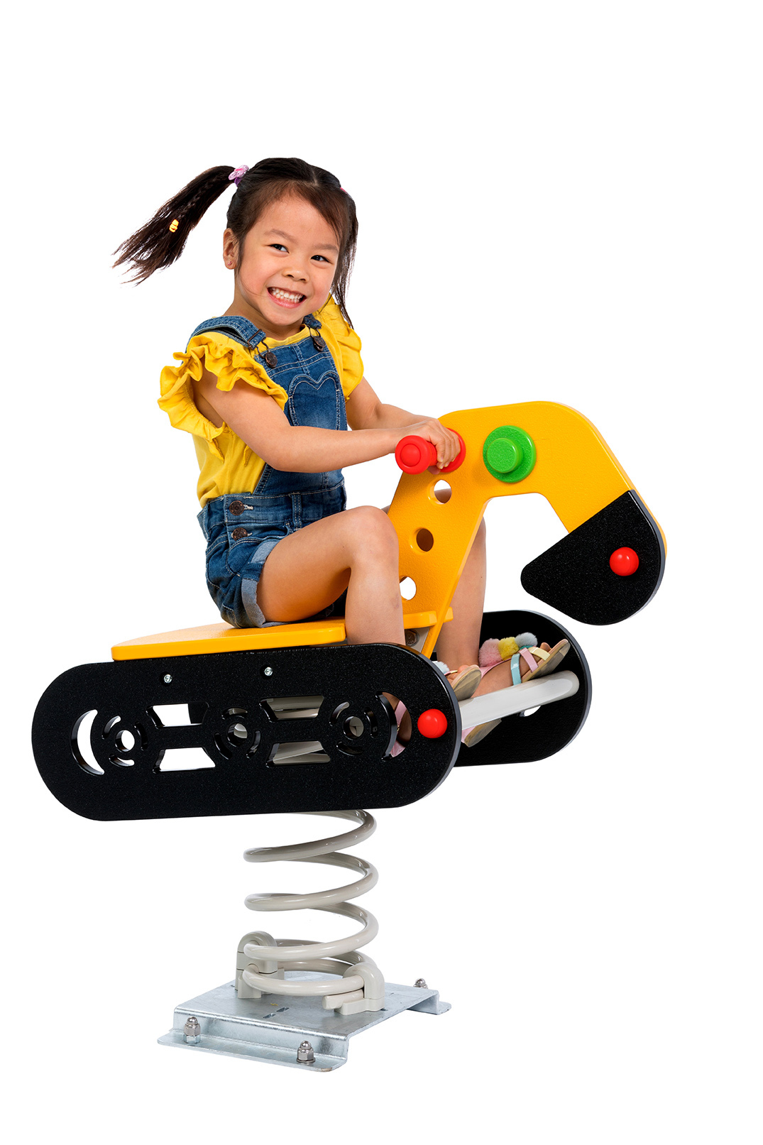 SPRING TOYS IN HDPE WITH SPRING TYPE ‘SMALL’ - excavator