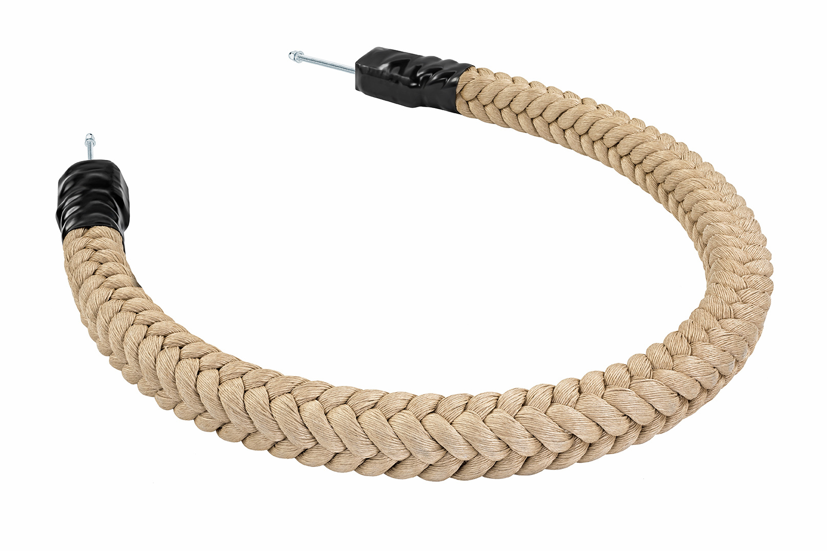 STEEL CORE THICK ROPE ‘BOA’ WITH EYE BOLT OR CHAIN