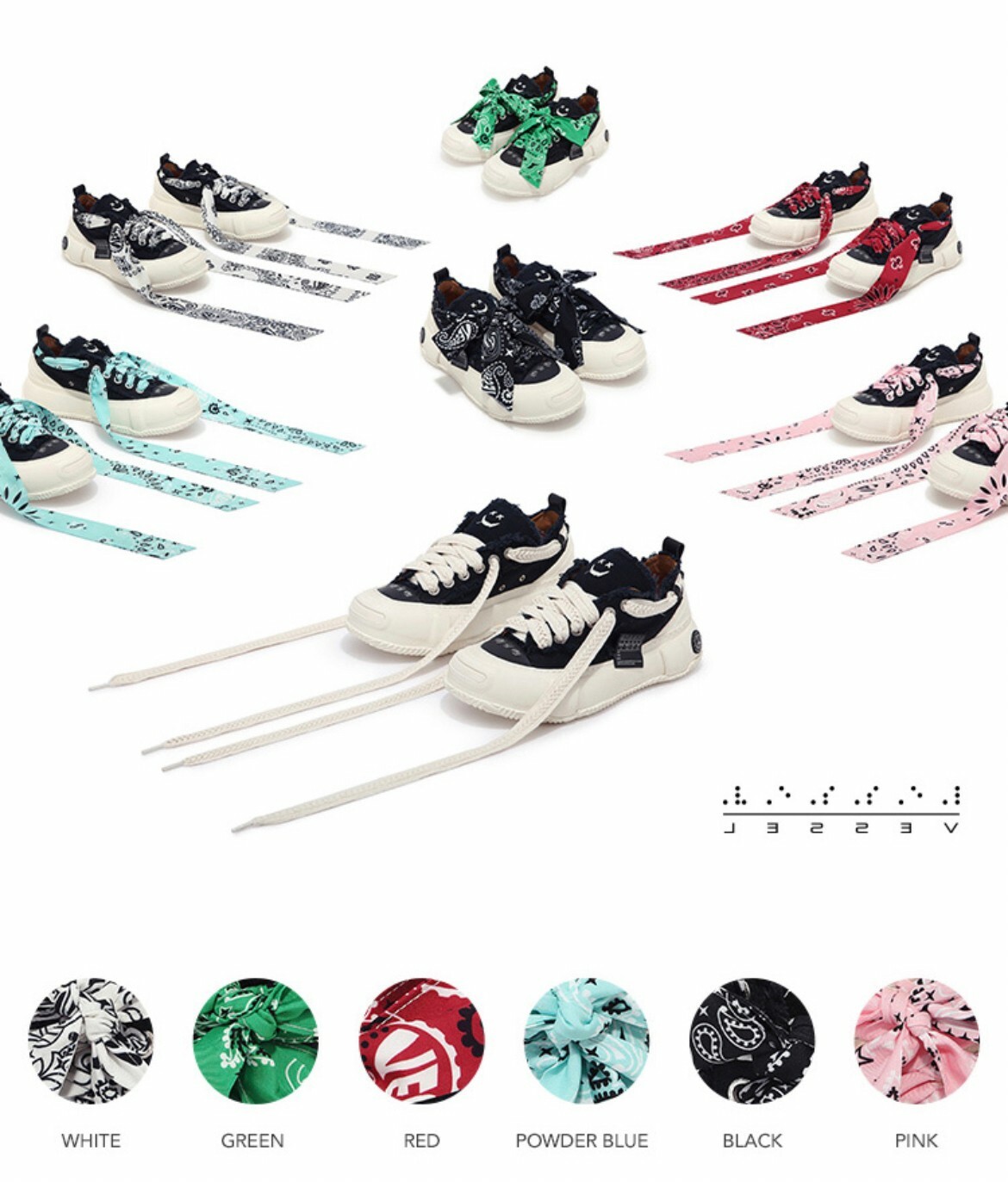 xVESSEL G.O.P. 2.0 MARSHMALLOW Lows 黑 白